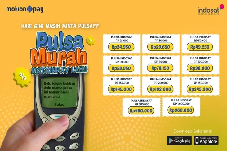 Pulsa Murah, MotionPay...