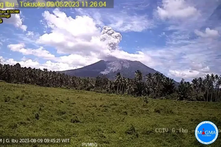 Gunung Ibu Erupsi, PVMBG:...