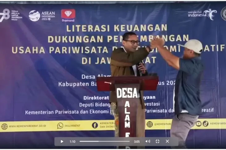 Tengah Pidato, Sandiaga...