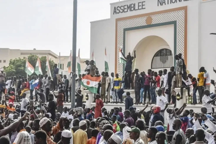 Pendukung Kudeta Niger...