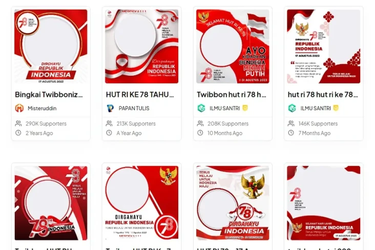 17 Link Twibbon HUT...