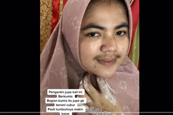 Pengantin Wanita Berkumis...
