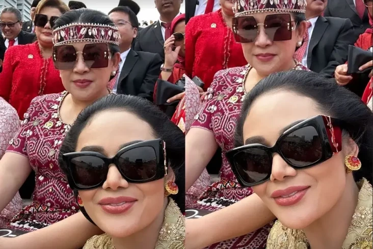 Potret Selfie Krisdayanti...