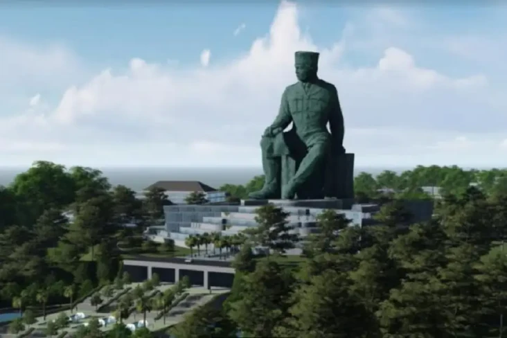 Patung Soekarno dan...