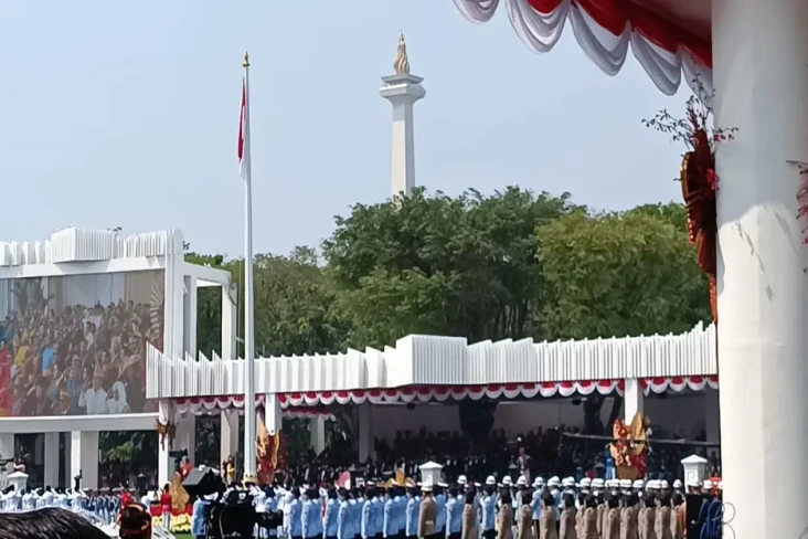 Detik-detik Tim Paskibraka...