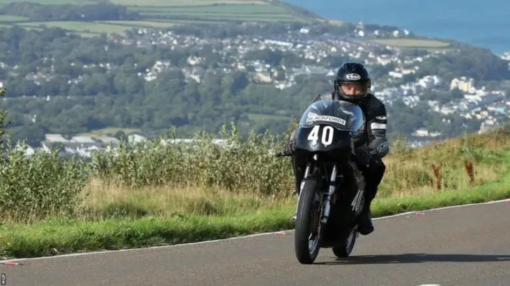 Pembalap Motor Ian Bainbridge...
