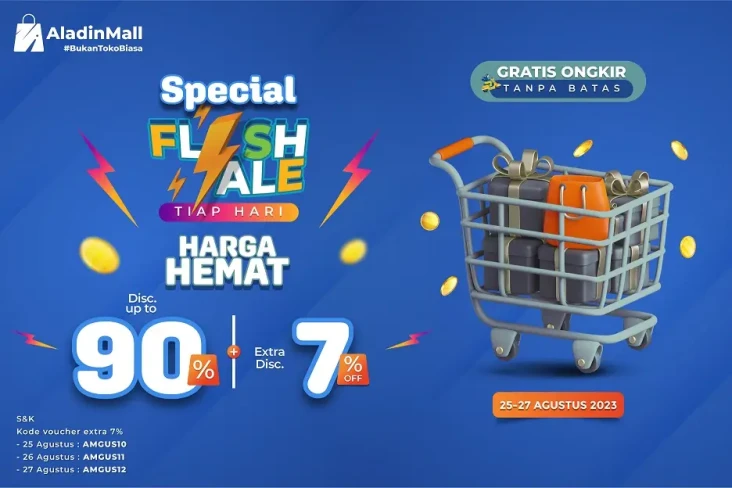 Serbu Flash Sale AladinMall,...