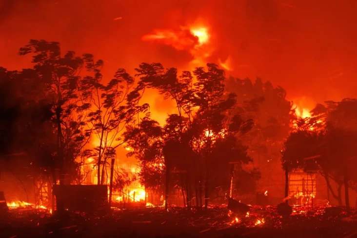 Kebakaran Hutan di Yunani...