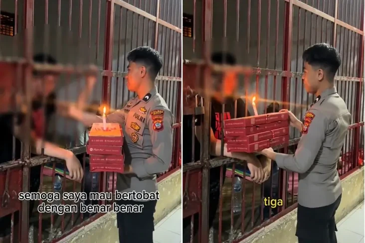 Viral! Polisi Beri Kejutan...