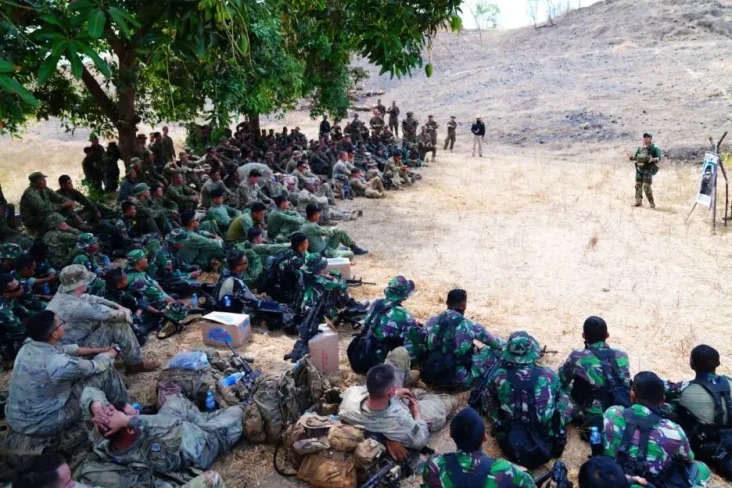 Latgab, Pasukan TNI...