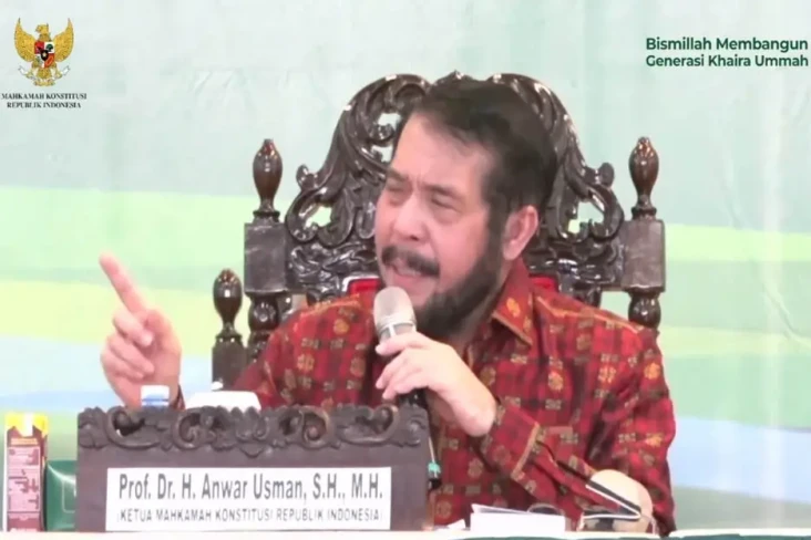 Ketua MK Anwar Usman...