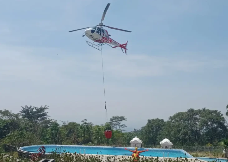 Kebakaran di Gunung...