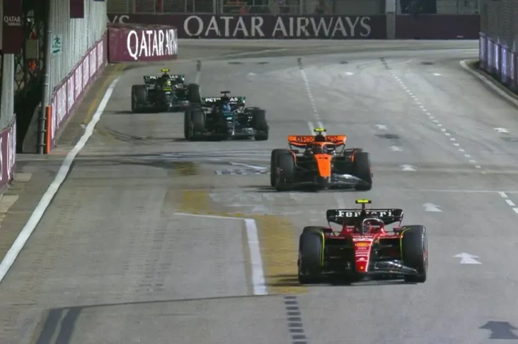 Hasil F1 GP Singapura...