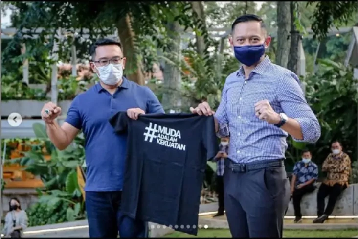 Ridwan Kamil dan AHY...