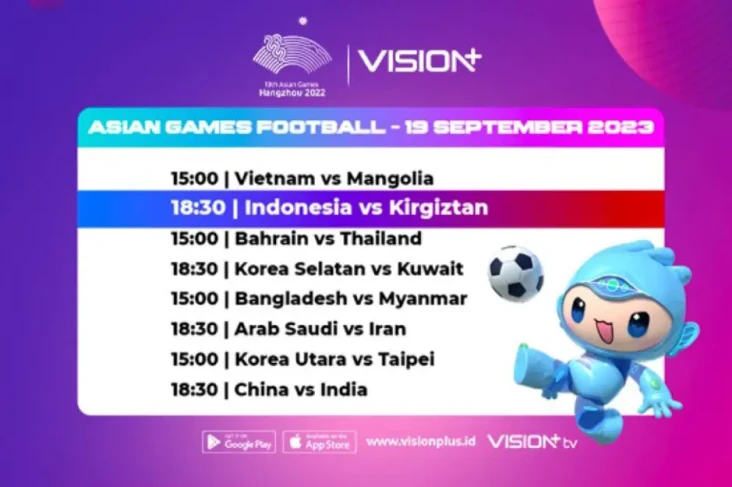 Jadwal Sepak Bola Asian...