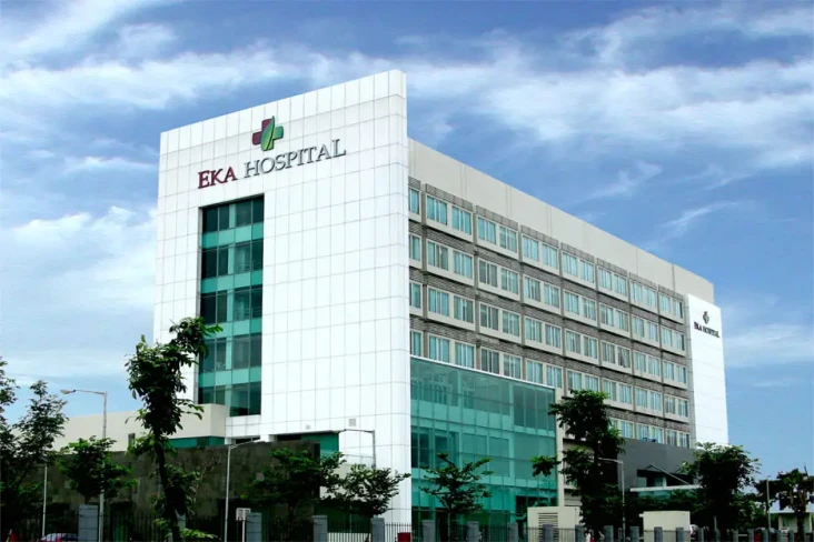 Ledakan di RS Eka Hospital...