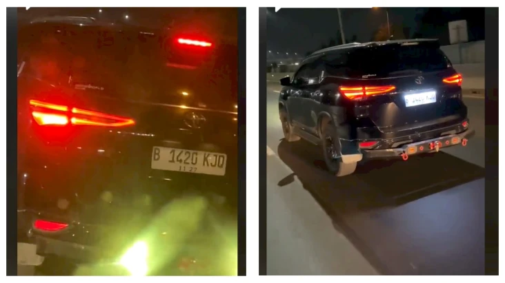 Viral Fortuner dengan...