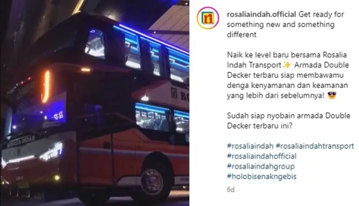 Bus Tingkat Baru Rosalia...