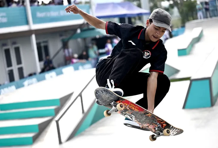 Atlet Skateboard Sanggoe...