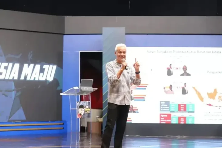 Ganjar Unggul 44% di...