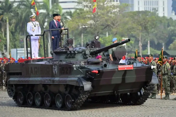 Kecanggihan Amfibi BMP-3F,...