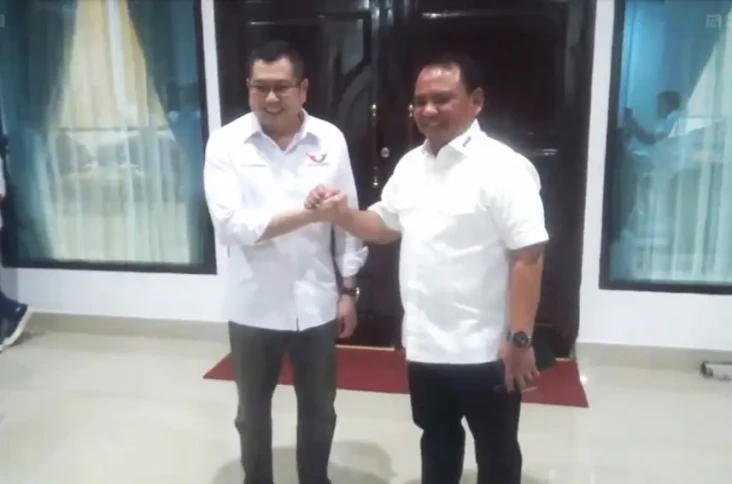 Momen HT Bertemu Pj...