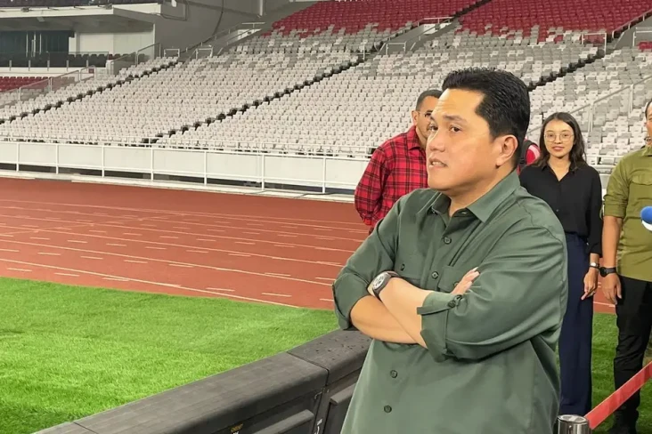 Ketum PSSI Erick Thohir...