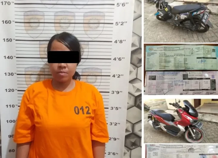 Gelapkan Motor Tetangga,...