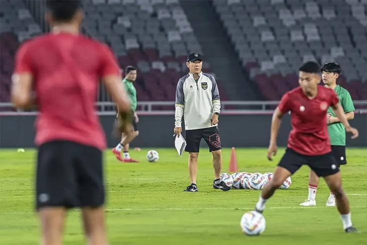 Timnas Indonesia Latihan...