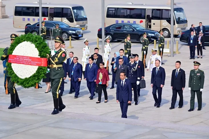 Potret Presiden Jokowi...