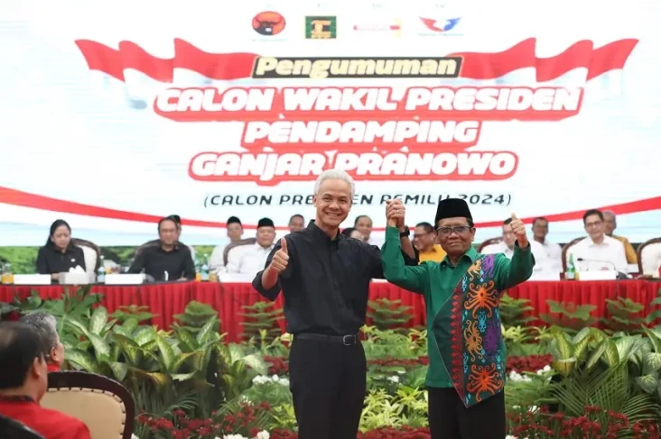 Duet Ganjar Pranowo-Mahfud...