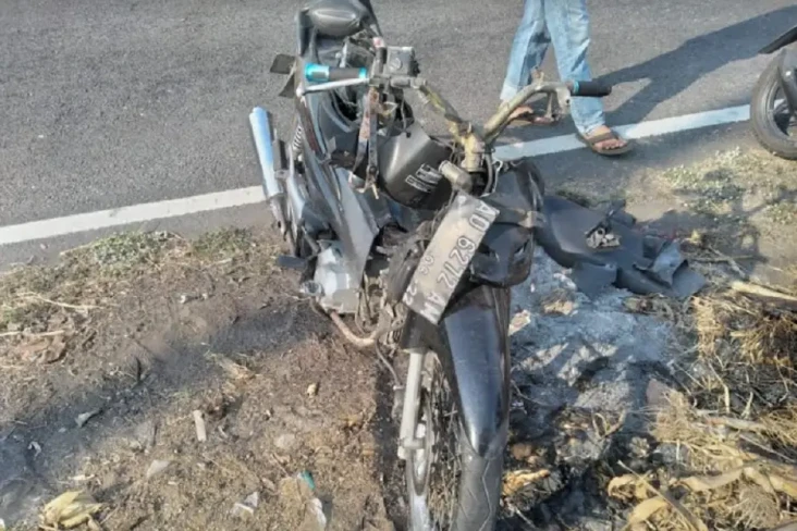 Apes! Maling Motor Jatuh...