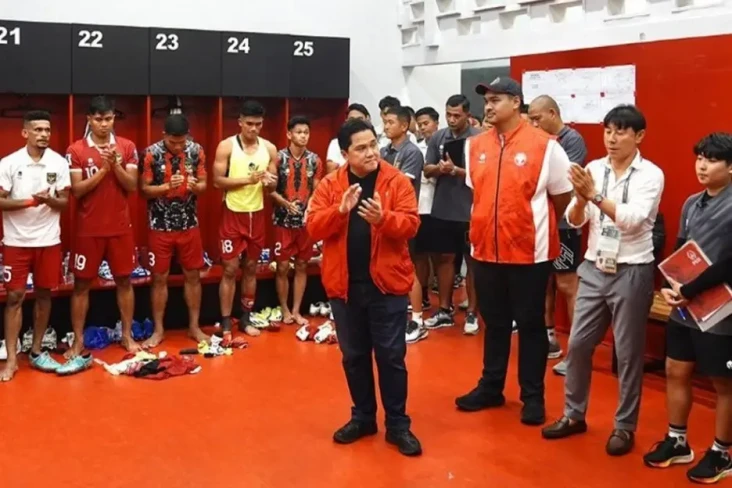 Ketum PSSI Erick Thohir...