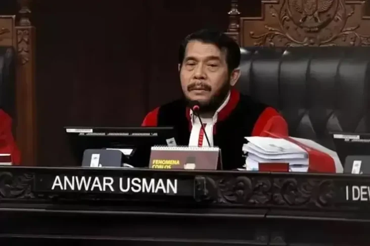 Ketua MK Anwar Usman...