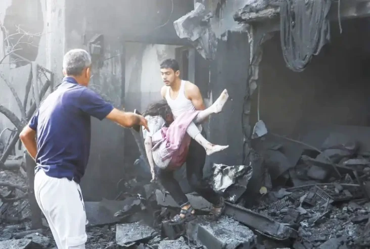 Korban Tewas di Gaza...