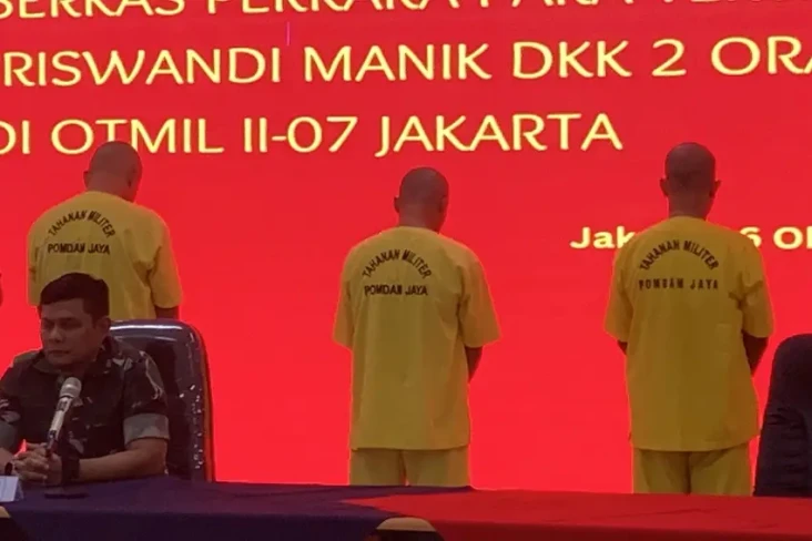 3 Oknum TNI Pelaku Pembunuhan...