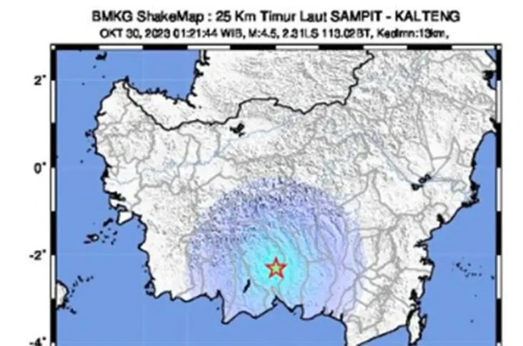 Gempa Guncang Kotawaringin...