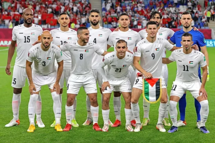 Timnas Palestina Sambut...