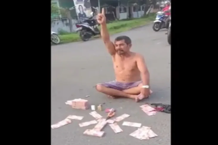 Viral! Pria di Tapanuli...