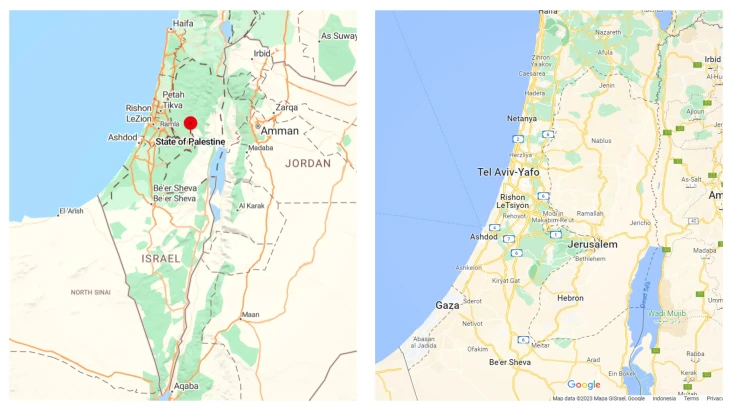 Palestina Tidak Ada...