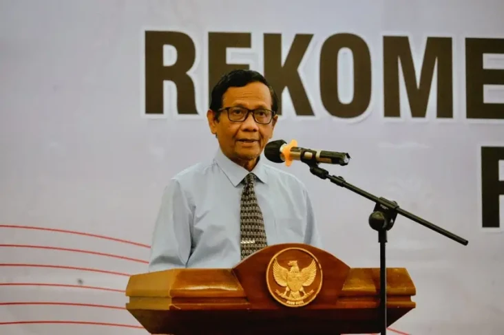 Mahfud MD Berharap Rekomendasi...
