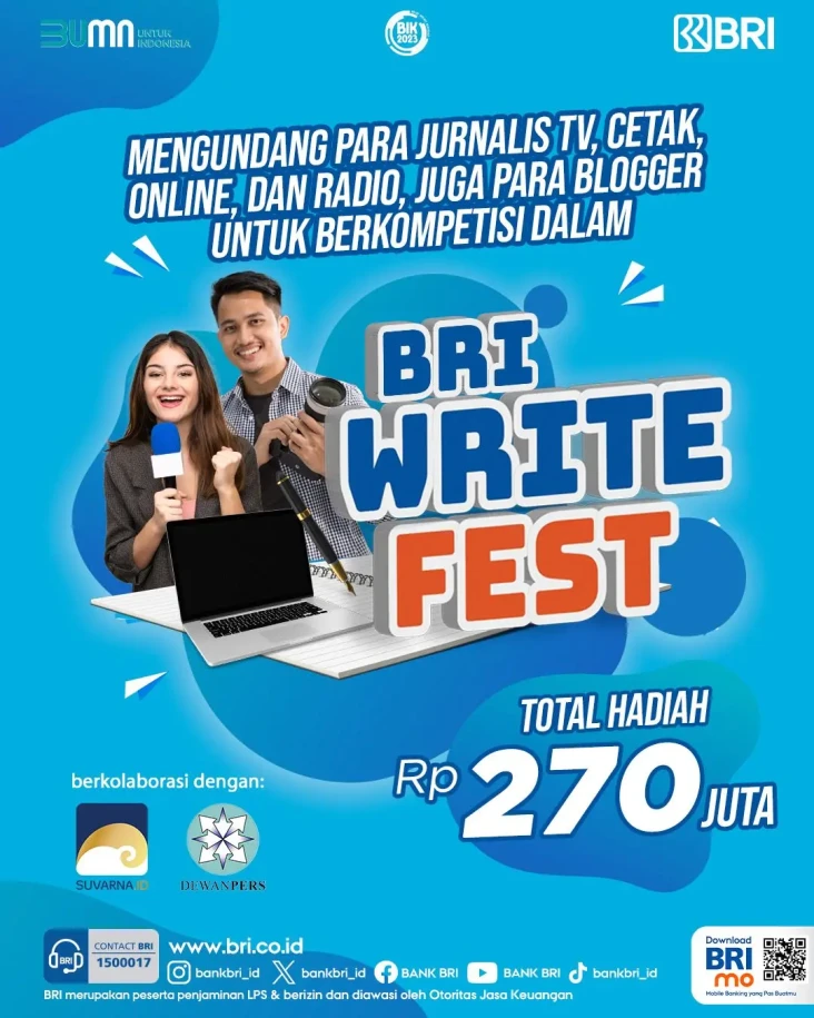 BRI Write Fest Digelar!...