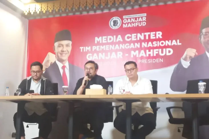 Pidato Ganjar di KPU...