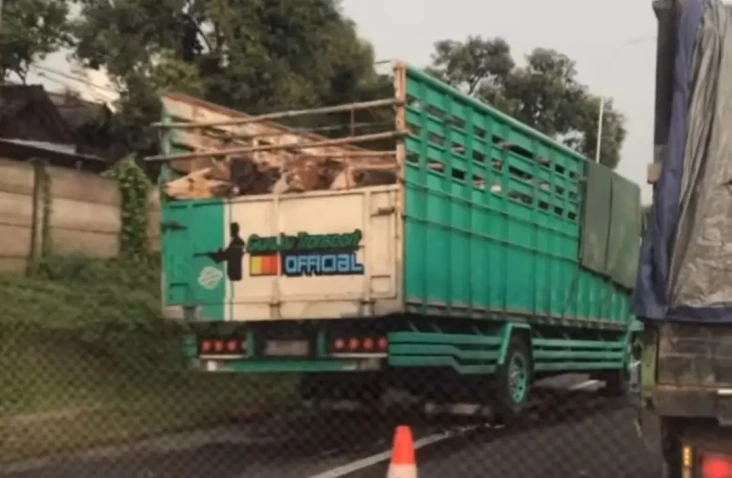 Ditabrak Truk Bermuatan...