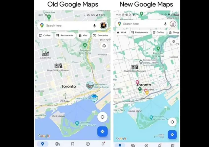 Pembaruan Google Maps...