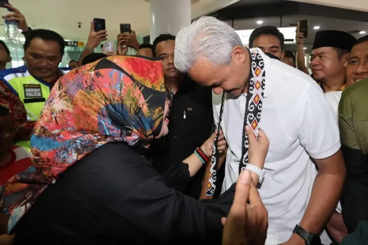 Ganjar Tiba di Balikpapan...