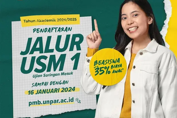 Unpar Buka Jalur USM...