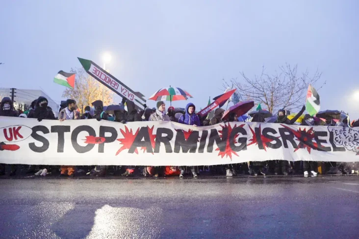 Demonstran Pro Palestina...