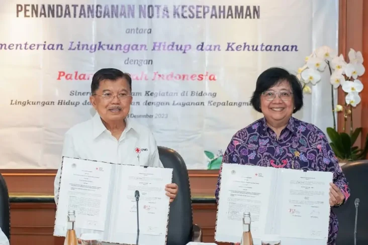 MoU KLHK-PMI, Menteri...