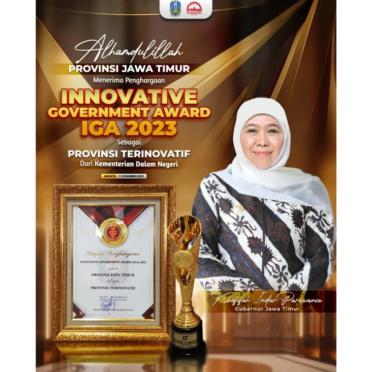 Pemprov Jatim Raih Provinsi...